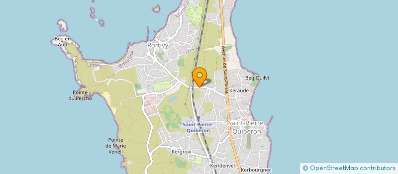 localisation de l'entreprise LES ROIS DU ROCH  SAINT-PIERRE-QUIBERON