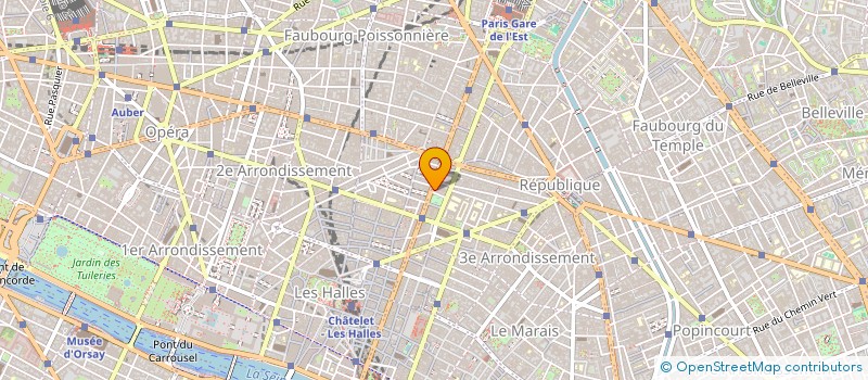 localisation de l'entreprise LES ROIS MAGES  PARIS