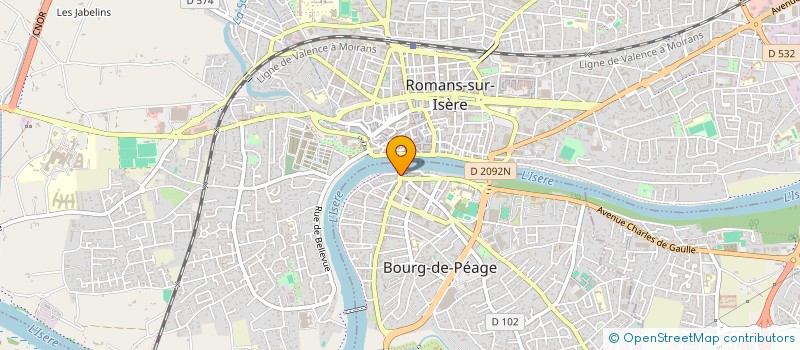 localisation de l'entreprise LES ROIS SOLEIL  BOURG-DE-PEAGE