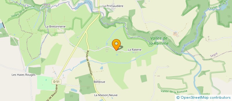 localisation de l'entreprise LES ROISNIERES à CHAMPTOCE-SUR-LOIRE