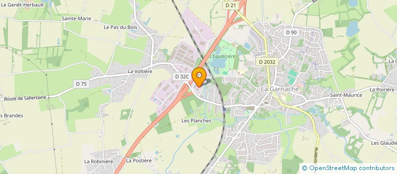 localisation de l'entreprise LES ROITELETS à LA GARNACHE