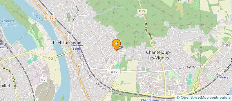 localisation de l'entreprise LES ROITELETS à TRIEL-SUR-SEINE