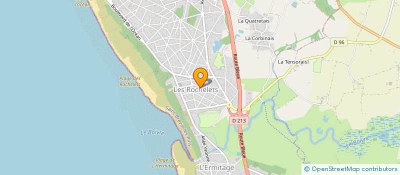 localisation de l'entreprise LES ROITELETS à SAINT BREVIN LES PINS