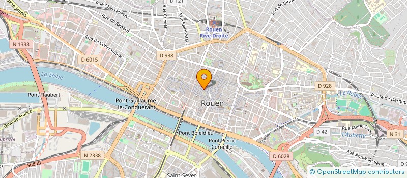 localisation de l'entreprise LES ROLISTES ROUENNAIS  ROUEN