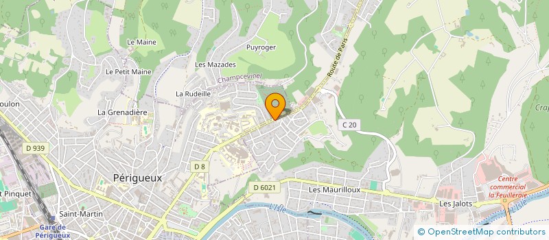 localisation de l'entreprise LES ROMAINS à TRELISSAC