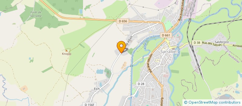 localisation de l'entreprise LES ROMAINS à SARRALBE