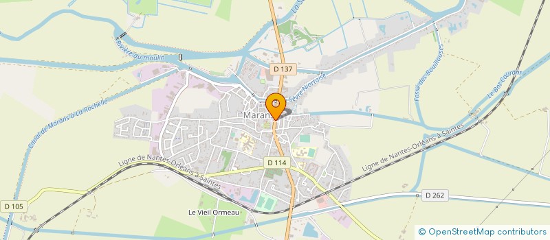 localisation de l'entreprise LES ROMAINS  MARANS