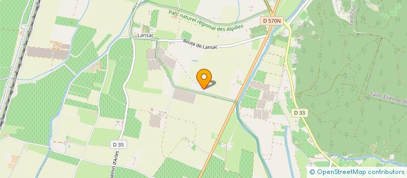 localisation de l'entreprise LES ROMAINS  TARASCON