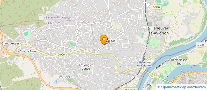 localisation de l'entreprise LES ROMAND PIEAU  VILLENEUVE-LES-AVIGNON