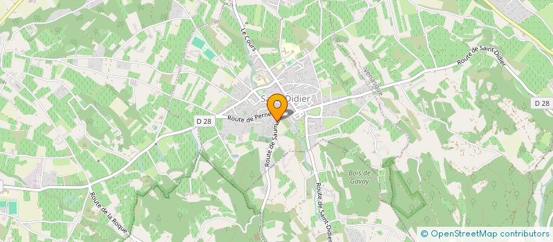 localisation de l'entreprise LES ROMANS  LA ROQUE SUR PERNES