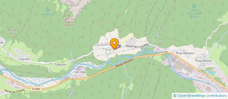 localisation de l'entreprise LES ROMARINS  SEYSSEL