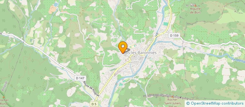 localisation de l'entreprise LES ROMARINS à BUIS-LES-BARONNIES