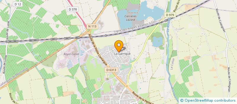 localisation de l'entreprise LES ROMARINS  AIMARGUES