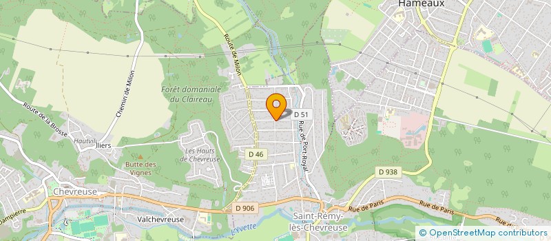 localisation de l'entreprise LES ROMARINS  SAINT-REMY-LES-CHEVREUSE