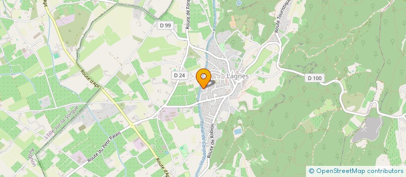 localisation de l'entreprise LES ROMARINS  GORDES