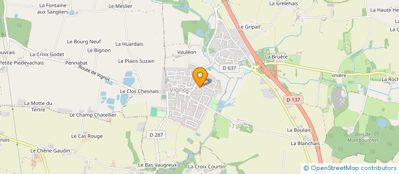 localisation de l'entreprise LES ROMILLERES  HEDE-BAZOUGES