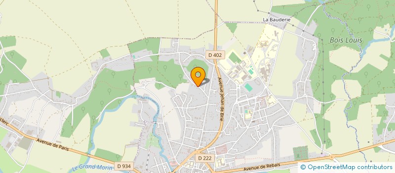 localisation de l'entreprise LES RONCETTES à COULOMMIERS