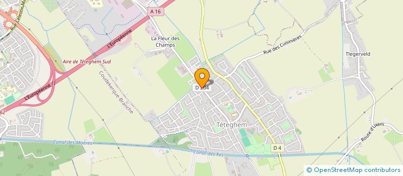 localisation de l'entreprise LES RONGEURS SCANDINAVES  TETEGHEM-COUDEKERQUE-VILLAGE