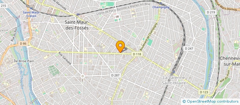 localisation de l'entreprise LES ROS'AS DU VOLANT à SAINT-MAUR-DES-FOSSES