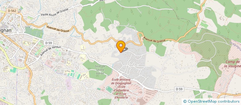 localisation de l'entreprise LES ROS'ELLES à DRAGUIGNAN