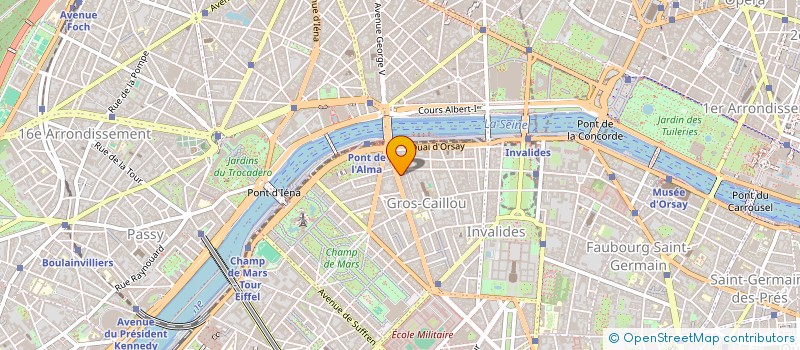 localisation de l'entreprise LES ROSALIES  PARIS