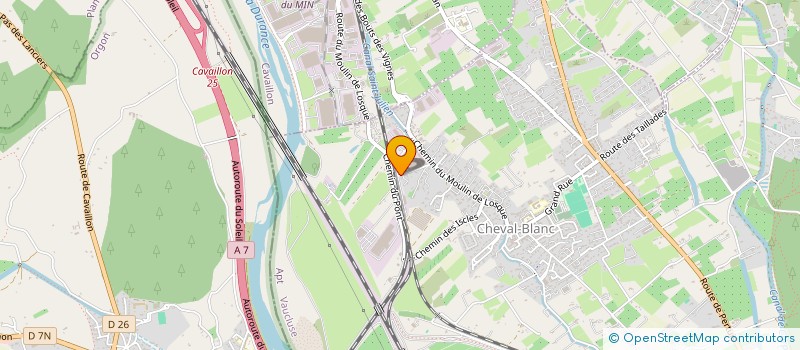 localisation de l'entreprise LES ROSE'S DES SABLES DU DESERT  CHEVAL-BLANC