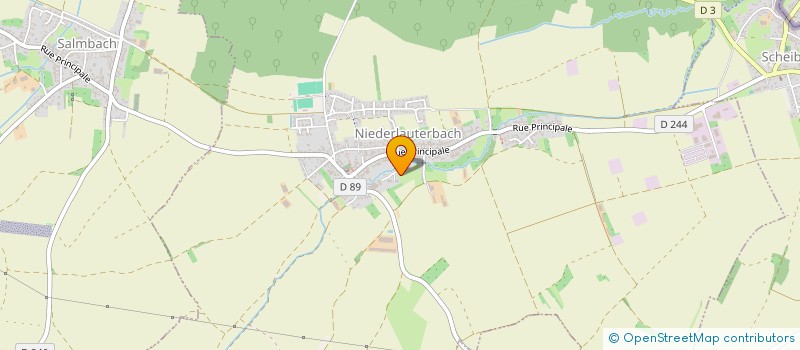 localisation de l'entreprise LES ROSEAUX  NIEDERLAUTERBACH