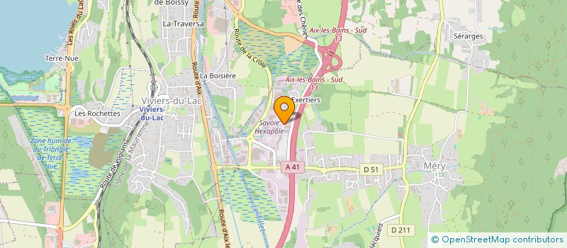 localisation de l'entreprise LES ROSEAUX à MERY