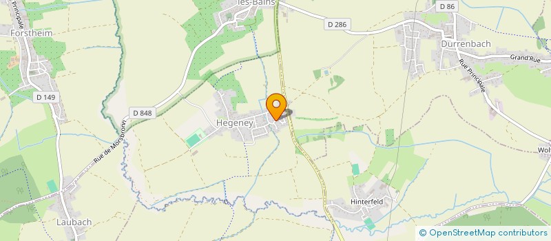 localisation de l'entreprise LES ROSEAUX  ESCHBACH