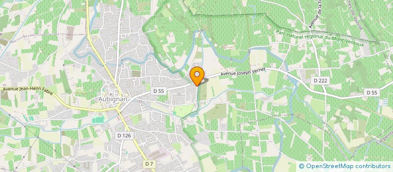 localisation de l'entreprise LES ROSEAUX  AUBIGNAN