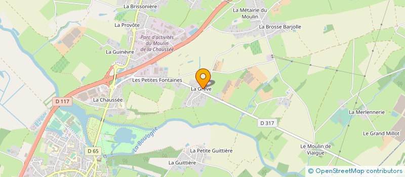 localisation de l'entreprise LES ROSELIERES  SAINT-PHILBERT-DE-GRAND-LIEU