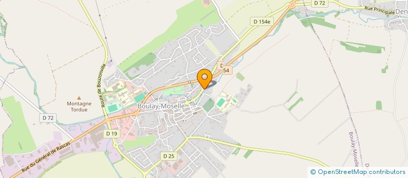 localisation de l'entreprise LES ROSES à BOULAY-MOSELLE
