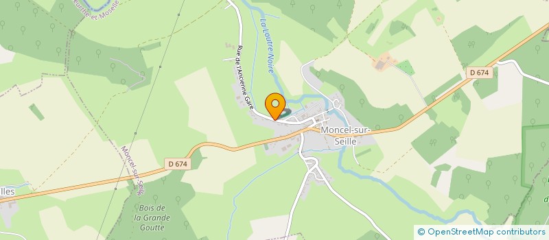 localisation de l'entreprise LES ROSES  MONCEL-SUR-SEILLE