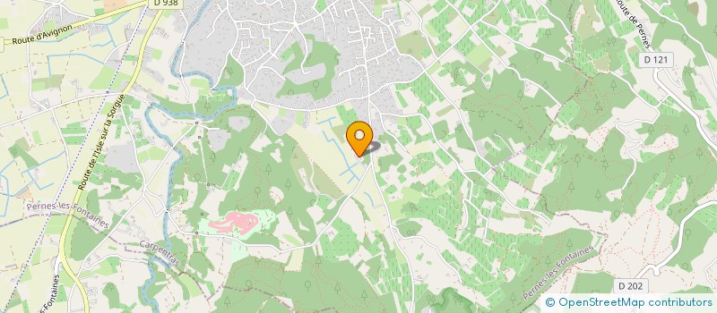 localisation de l'entreprise LES ROSES  PERNES-LES-FONTAINES