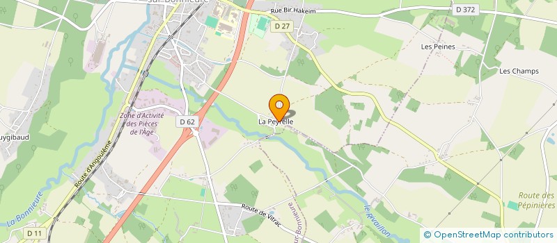 localisation de l'entreprise LES ROSES DE BONH'IEURE à CHASSENEUIL-SUR-BONNIEURE