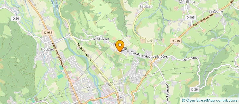 localisation de l'entreprise LES ROSES DE FAMILLE  BAGNERES-DE-BIGORRE