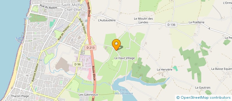 localisation de l'entreprise LES ROSES DE L'ESPOIR  SAINT-MICHEL-CHEF-CHEF