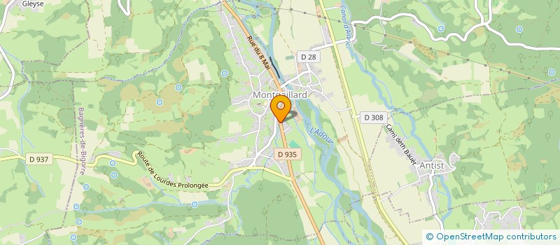 localisation de l'entreprise LES ROSES DE LA MAYMIE  MONTGAILLARD