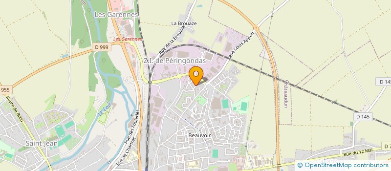 localisation de l'entreprise LES ROSES DUNOISES à CHATEAUDUN