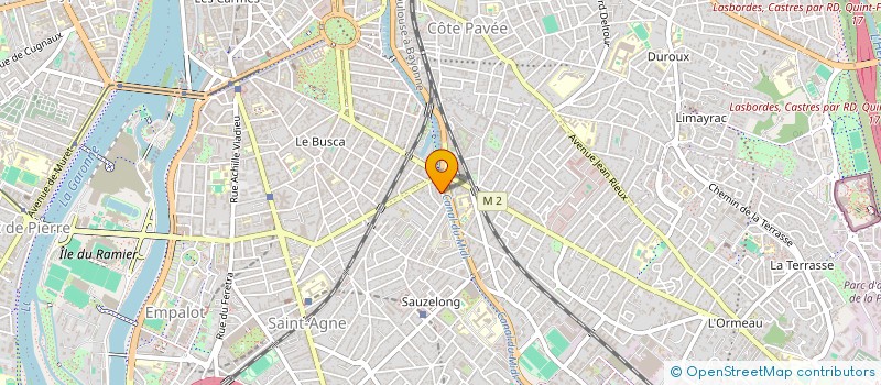 localisation de l'entreprise LES ROSES TOULOUSAINES à TOULOUSE