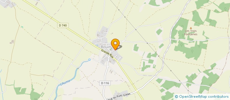 localisation de l'entreprise LES ROSES TREMIERES  VALDELAUME