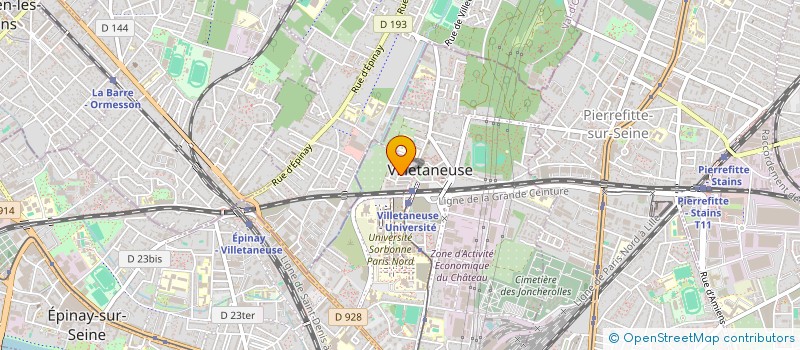 localisation de l'entreprise LES ROSIERS à VILLETANEUSE