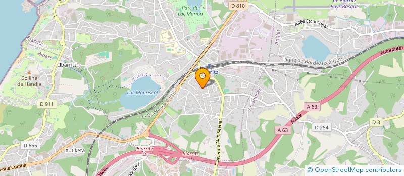 localisation de l'entreprise LES ROSIERS à USTARITZ