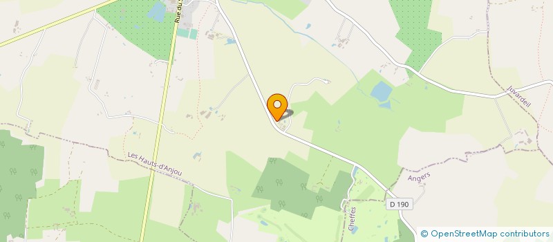 localisation de l'entreprise LES ROSIERS à LES HAUTS-D'ANJOU