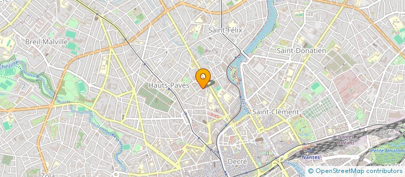 localisation de l'entreprise LES ROSIERS  NANTES