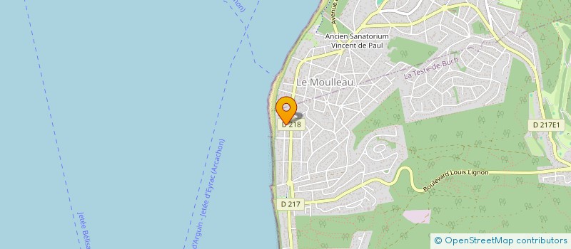 localisation de l'entreprise LES ROSIERS à LA TESTE-DE-BUCH