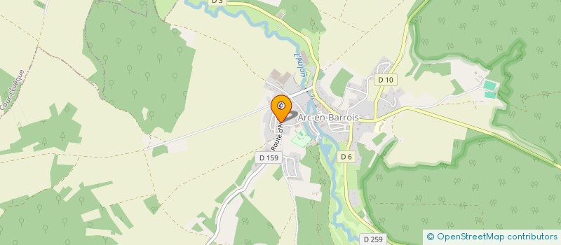 localisation de l'entreprise LES ROSSIGNOLS à ARC-EN-BARROIS