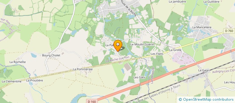 localisation de l'entreprise LES ROSSIGNOLS  LANDERONDE