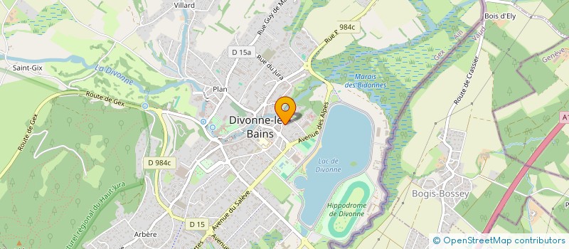 localisation de l'entreprise LES ROSSO  DIVONNE-LES-BAINS