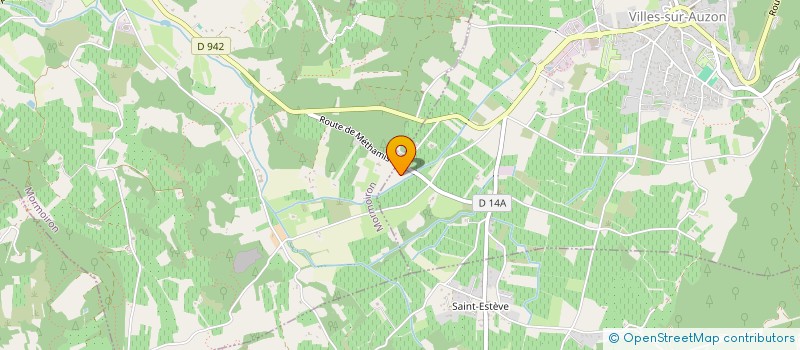 localisation de l'entreprise LES ROSTIDES  VILLES-SUR-AUZON